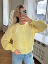Évarine | Women's Oversized Open-Knit Cardigan — view 2
