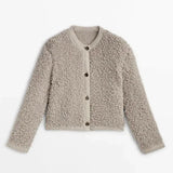 Évarielle | Women's Textured Button-Up Cardigan — view 3