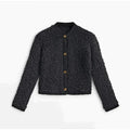 Évarielle | Women's Textured Button-Up Cardigan — view 1