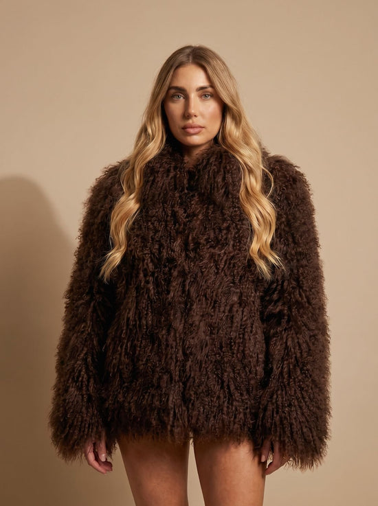 Josie | Women's Shaggy Oversized Faux Fur Winter Coat — view 1