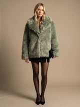 Josie | Women's Shaggy Oversized Faux Fur Winter Coat — view 10