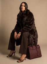 Josie | Women's Shaggy Oversized Faux Fur Winter Coat — view 11
