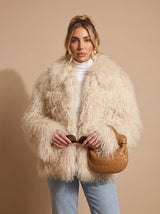 Josie | Women's Shaggy Oversized Faux Fur Winter Coat — view 5