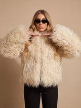Josie | Women's Shaggy Oversized Faux Fur Winter Coat — view 7