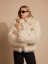 Josie | Women's Shaggy Oversized Faux Fur Winter Coat — view 8