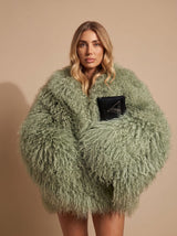 Josie | Women's Shaggy Oversized Faux Fur Winter Coat — view 9