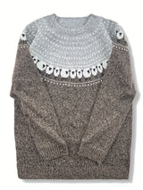 Rosamunde | Women's Fair Isle Sheep Jacquard Knit Jumper — view 2