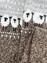 Rosamunde | Women's Fair Isle Sheep Jacquard Knit Jumper — view 5
