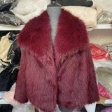 Romy | Women's Cropped Faux Fur Jacket — view 10