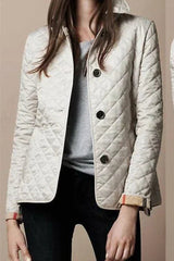 Scarlett | Diamond-Quilted Tailored Jacket — view 4