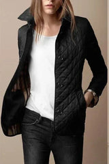 Scarlett | Diamond-Quilted Tailored Jacket — view 5