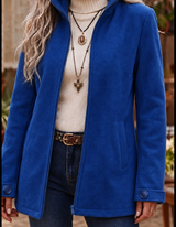 Women's Textured Zip-Up Winter Jacket — view 2