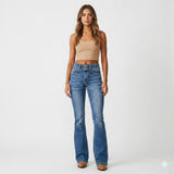 Coraline | Women's High-Waist Flared Jeans — view 2