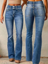 Coraline | Women's High-Waist Flared Jeans — view 7