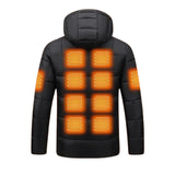 Ffion | Women's Heated Puffer Jacket with Detachable Hood & Two-Tone Yoke — view 3