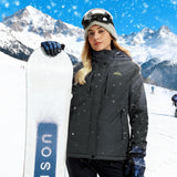 Oriel | Women's Insulated Waterproof Ski Jacket with Detachable Hood — view 20