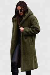 Winnifred | Women's Longline Teddy Fleece Oversized Coat — view 5