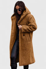 Winnifred | Women's Longline Teddy Fleece Oversized Coat — view 9