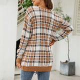 Marcelline | Women's Longline Patterned Knit Cardigan — view 6