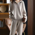 Iseult | Collared Jumper & Wide-Leg Trouser Set — view 1