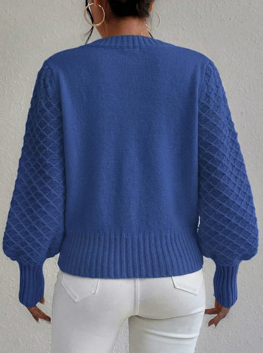 Élodette | Women's Diamond Knit Jumper — view 2