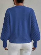 Élodette | Women's Diamond Knit Jumper — view 2