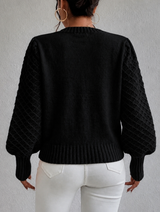 Élodette | Women's Diamond Knit Jumper — view 8