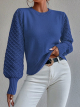 Élodette | Women's Diamond Knit Jumper — view 1