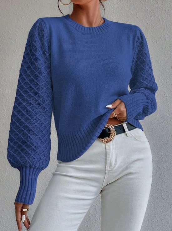 Élodette | Women's Diamond Knit Jumper — view 1