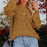 Sereia | Women's Bobble Knit Sweater — view 13