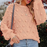 Sereia | Women's Bobble Knit Sweater — view 24