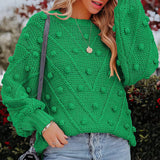 Sereia | Women's Bobble Knit Sweater — view 5