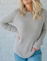 Elarisse | Women's Textured Waffle Knit Jumper — view 2