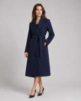 Elowyn | Women's Longline Belted Wrap Trench Coat — view 3