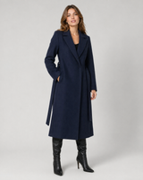 Elowyn | Women's Longline Belted Wrap Trench Coat — view 4