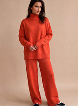 Maren | Oversized Turtleneck Wide-Leg Lounge Set — view 9