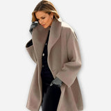 Tavira | Women's Oversized Wide-Collar Winter Coat — view 4