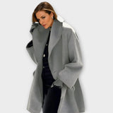 Tavira | Women's Oversized Wide-Collar Winter Coat — view 5