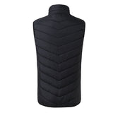 Niamh | Women's USB Heated Gilet with Stand Collar – Quilted Chevron Body Warmer — view 4