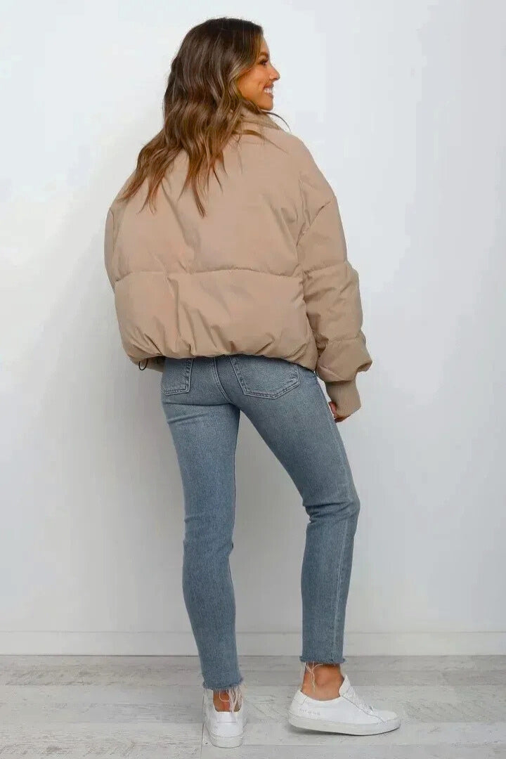 Mirevane | Women's Short Quilted Puffer Jacket — view 2