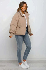 Mirevane | Women's Short Quilted Puffer Jacket — view 3