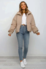 Mirevane | Women's Short Quilted Puffer Jacket — view 5
