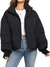 Mirevane | Women's Short Quilted Puffer Jacket — view 6