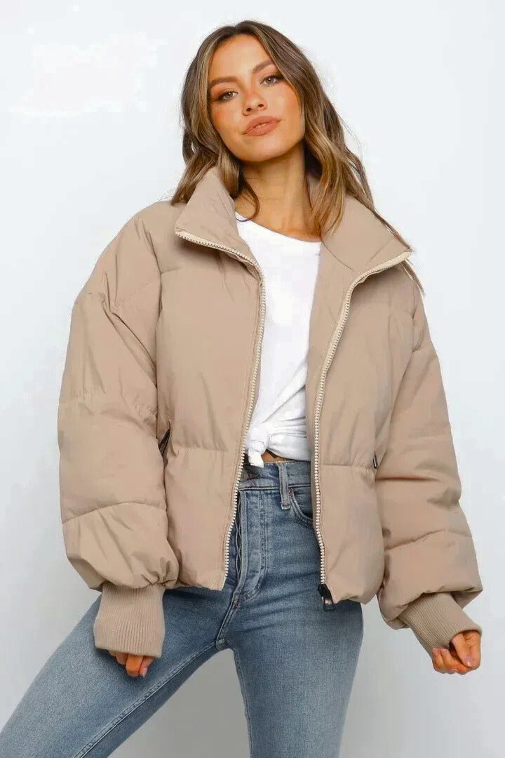 Mirevane | Women's Short Quilted Puffer Jacket — view 1