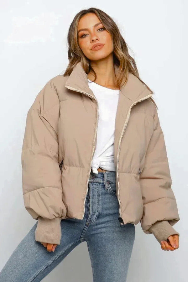 Mirevane | Women's Short Quilted Puffer Jacket — view 1