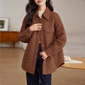 Tamsin | Women's Diamond-Quilted Longline Jacket — view 1