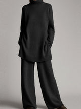 Eirlys | Turtleneck Knit Lounge Set — view 1