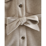 Théoline | Women's Belted Longline Coat — view 5