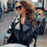 Darcy | Women's Cropped Double-Breasted Trench Coat — view 4