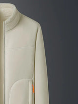 Delyth | Women's Reversible Fluffy Winter Jacket with Stand Collar — view 11